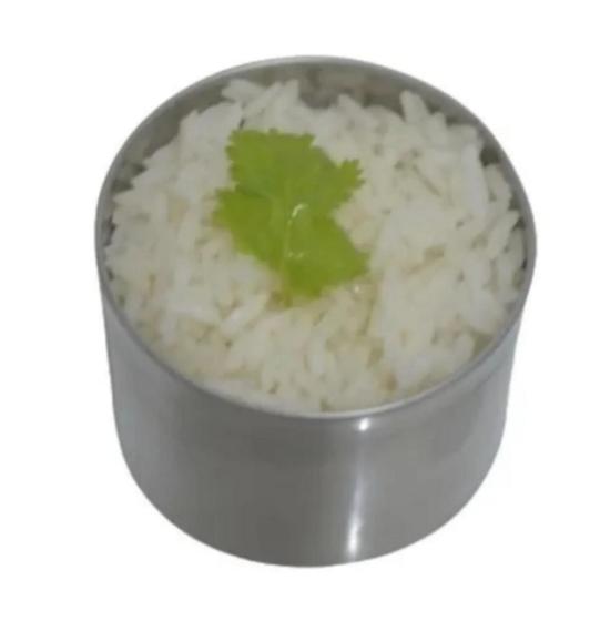 Imagem de Aro Redondo Modelador De Arroz 8x5cm Em Aço Inox