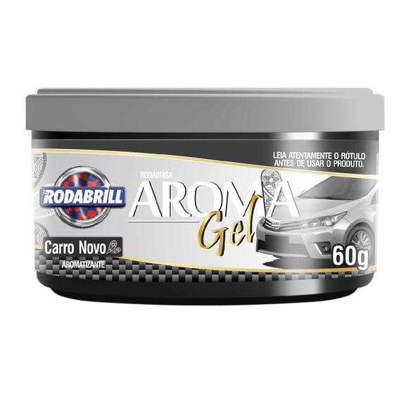 Imagem de Aroma Gel Carro Novo Rodabrill 60g