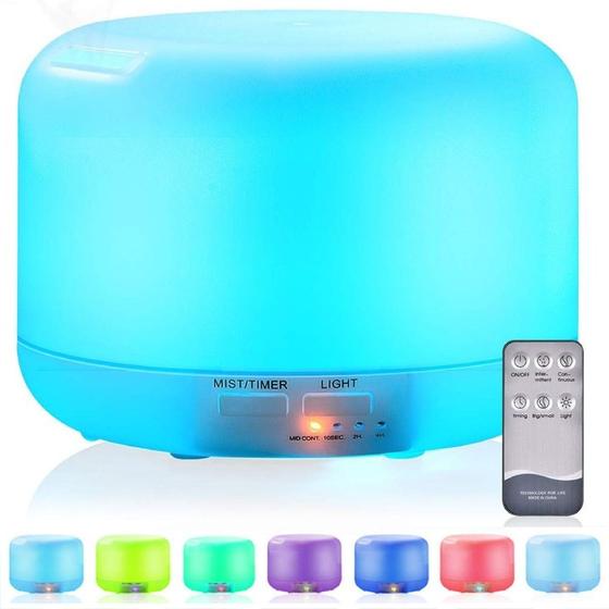 Aromatizador Ambiente Difusor Umidificador Eletrico 300ml Com Controle Remoto - BMAX