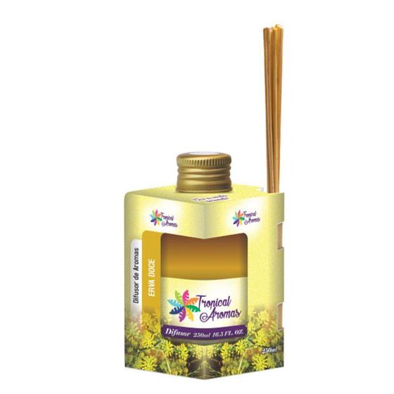 Imagem de Aromatizador De Ambiente 250ml Erva Doce C/ Varetas Tropical - TROPICAL AROMAS