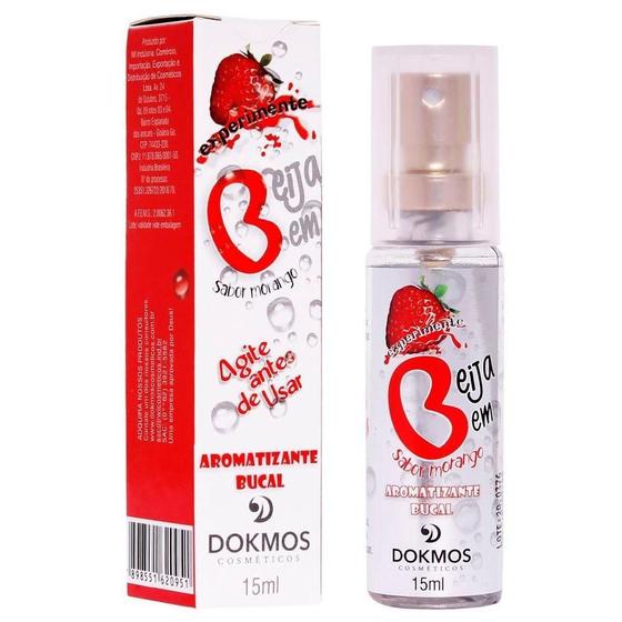 Imagem de Aromatizante Bucal Beija Bem 15Ml Dokmos Sex Shop