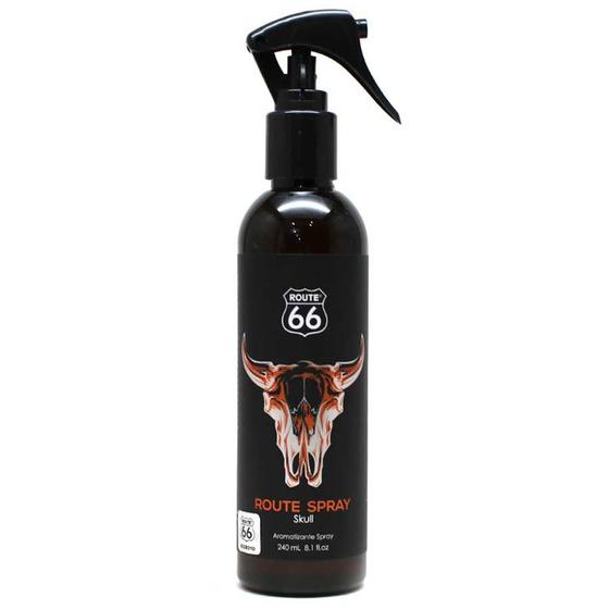 Imagem de Aromatizante de Ambiente Spray Route 66 Skull Amadeirado 240mL Viking