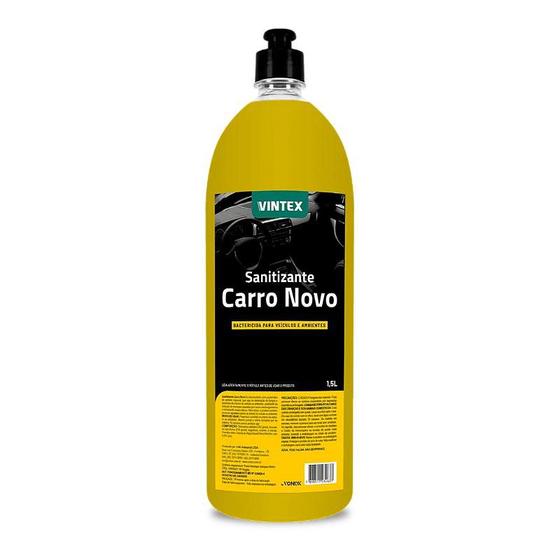 Imagem de Aromatizante Sanitizante Cheirinho Carro Novo 1,5L - Vintex