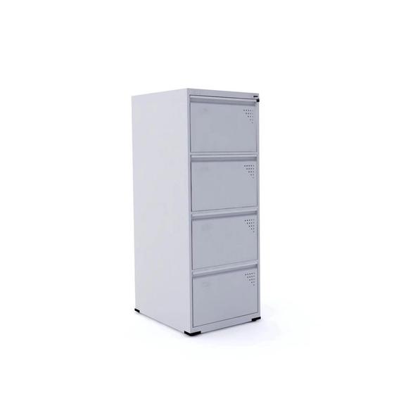 Arquivo de aço 4 gavetas pandin slm - cinza - 50013 Menor preço em Arquivo de aço 4 gavetas pandin slm - cinza - 50013