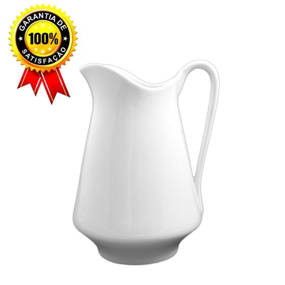Imagem de arra De Leite Média Porcelana Branca 1200ml 1linha