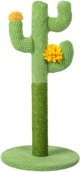 Imagem de Arranhador Para Gato Em Formato De Cactus 60cm Super Resistente Durável Brinquedo Gatos Árvore Cacto Unhas