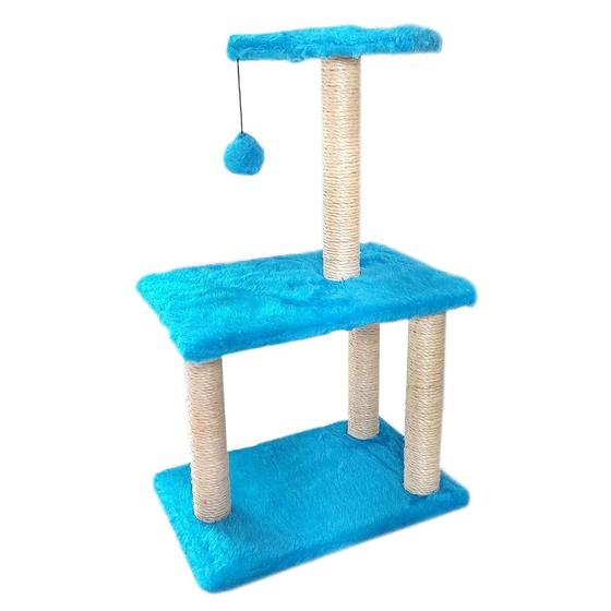 Imagem de Arranhador Para Gatos 3 Bases Com Bolinha