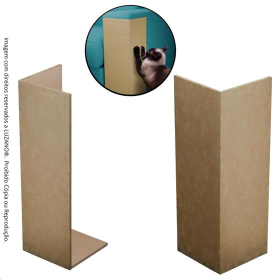 Imagem de Arranhador para Gatos Arranhador de Gato Arranhadores Protetor Canto de Sofa Cama Torre Parede Carpete - Kit 2 Unidades
