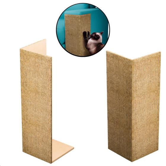 Imagem de Arranhador para Gatos Arranhador de Gato Arranhadores Protetor Canto de Sofa Cama Torre Parede - Kit 2 Unidades