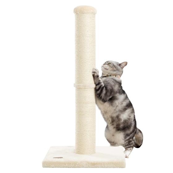 Imagem de Arranhador para gatos Karolpar 86 cm com corda de sisal natural