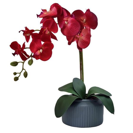 Arranjo De Orquídea Flor Artificial No Vaso - Vermelha - La Caza Store -  Flor e Planta Artificial - Magazine Luiza