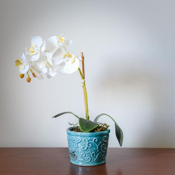 Imagem de Arranjo Orquídea Branca