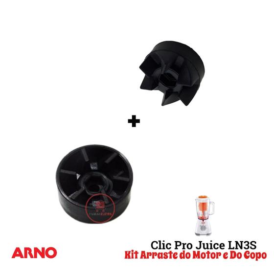 Imagem de Arrastador do Motor e Do Copo Liquidificador Arno Clic Pro Juice LN3S