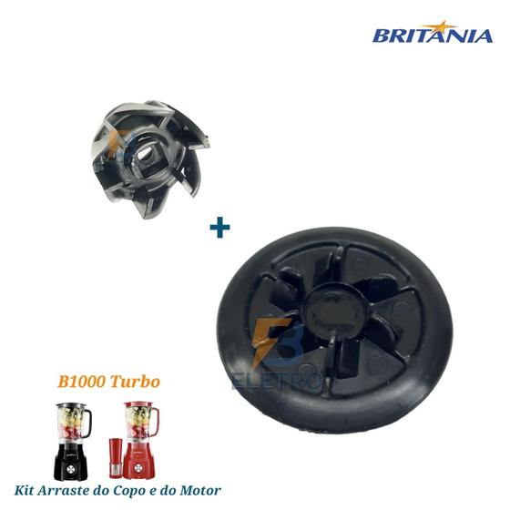 Imagem de Arrastador do Motor e Do Copo Original Liquidificador Britania B1000