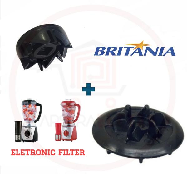 Imagem de Arraste Acoplamento do Copo e Motor Liquidificador Britania Eletronic