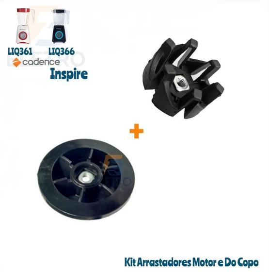 Imagem de Arraste do Motor e Do Copo para Liquidificador Cadence Inspire LIQ361 e LIQ366