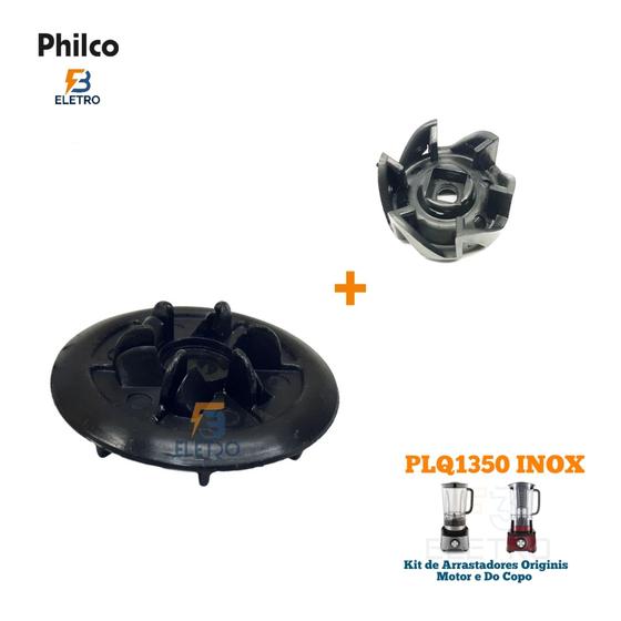 Imagem de Arrastes Originais do Motor e Do Copo para Liquidificador Philco PLQ1350 Inox