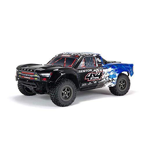 Imagem de ARRMA 1/10 SENTON 4X4 V3 3S BLX Brushless Short Course Truck RTR (Transmissor e Receptor Incluídos, Baterias e Carregador Necessários), Azul, ARA4303V3T1