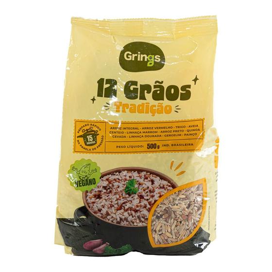 Imagem de Arroz 12 grãos tradição GRINGS 500g