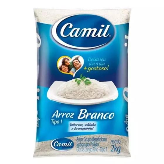 Arroz Agulhinha Camil Tipo1 2Kg Imagem de Arroz Agulhinha Camil Tipo1 2Kg