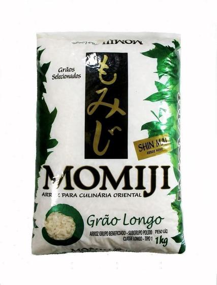 Imagem de Arroz Japonês Momiji Grão Longo 1kg - Verde