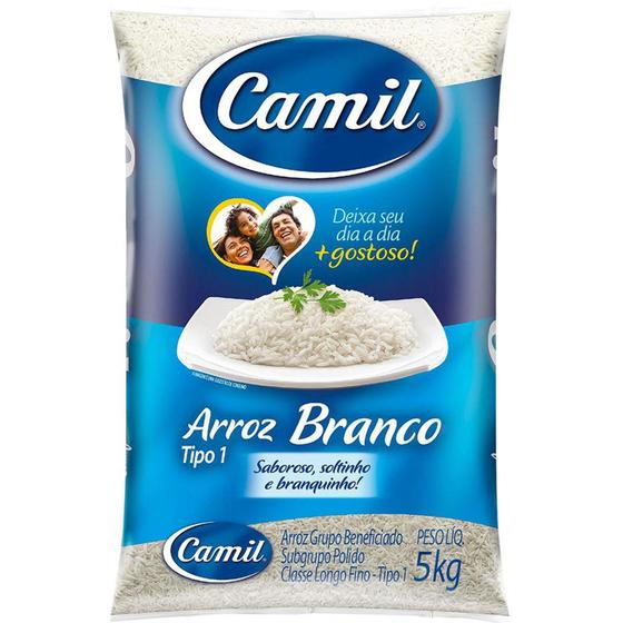 Arroz L Fino Camil 5kg-Pc T1 Imagem de Arroz L Fino Camil 5kg-Pc T1