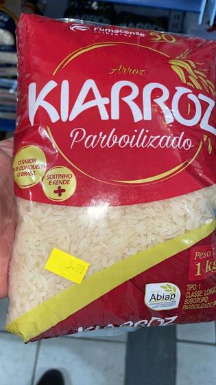 Imagem de Arroz Parboilizado 1kg - Kiarroz