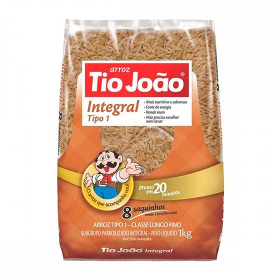 Arroz Parboilizado Integral Tio João 500g - Arroz - Magazine Luiza