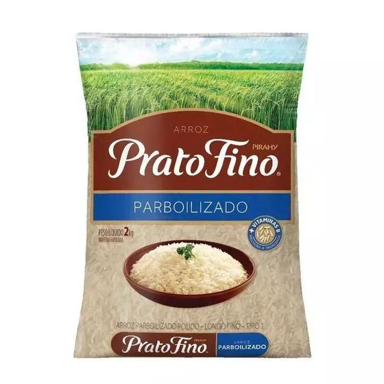 Imagem de Arroz Parboilizado Prato Fino 2Kg