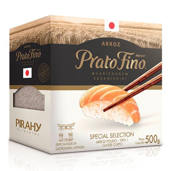 Imagem de Arroz Special Selection Japonesa Prato Fino Pirahy 500g