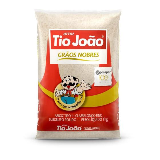 Imagem de Arroz Tio João 100% Grãos Nobres 1kg