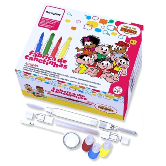 Imagem de Art Kit Fábrica de Canetinhas Turma da Mônica - Newpen