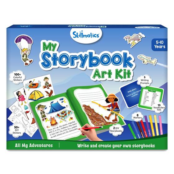 Imagem de Art Kit Skillmatics Storybook All My Adventures Kids 5-10 Anos