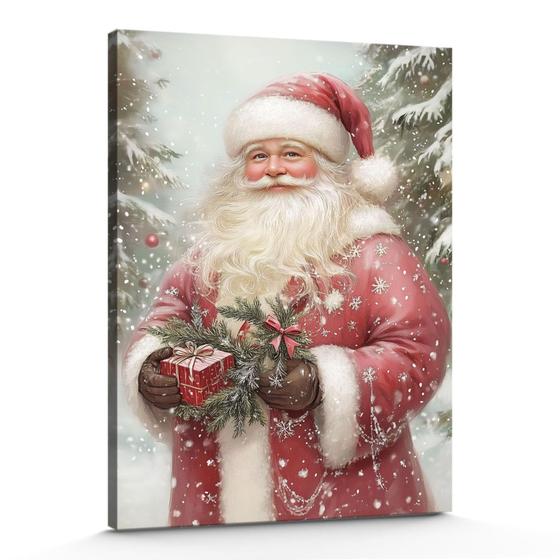 Imagem de Arte de parede GSPQAZ Classic Santa Claus Christmas 40x60cm