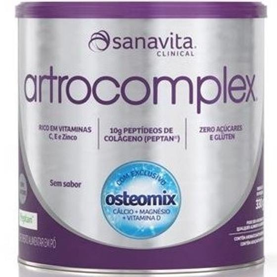 Artrocomplex 330g / 30 doses - Colágeno Peptan + Complexo vitamínico ...