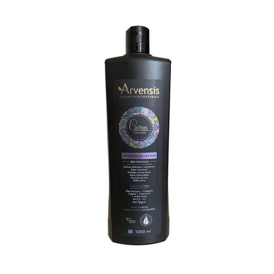 Imagem de Arvensis Creme Ativador Cachos Ondulados E Cacheados 1000Ml