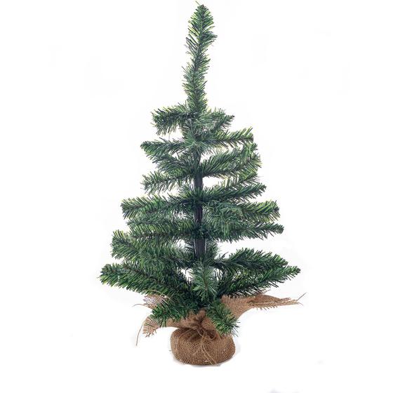 Imagem de Árvore de Natal 60 CM Pequena Luxo Mini Pinheiro Verde