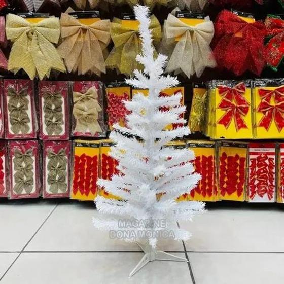 Árvore De Natal Branca Pinheiro Canadense 90cm 86 Galhos Menor preço em Árvore De Natal Branca Pinheiro Canadense 90cm 86 Galhos