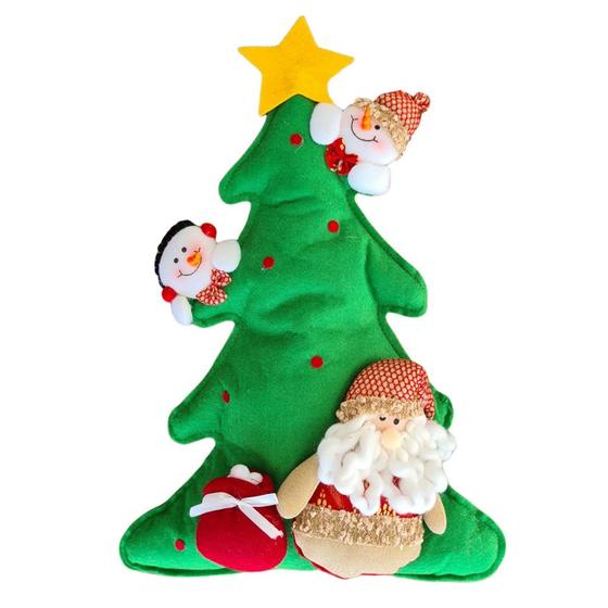 Árvore De Natal Com Bonecos Família Joy Decoração De Natal Enfeite de Natal  - Decoração de Natal para Casa - Magazine Luiza
