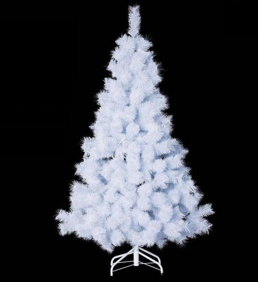 Imagem de Árvore De Natal Cor Branca Pinheiro De Luxo 1.20m 170 Galhos A0112B