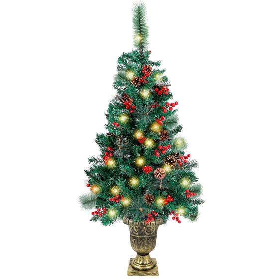 Imagem de Árvore de Natal de 4 Pés com 120 Luzes LED - Pacote com 1