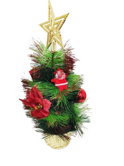 Arvore De Natal de Mesa Luxo Verde Dourado 35 cm Premium - TOP NATAL -  Árvore de Mesa - Magazine Luiza