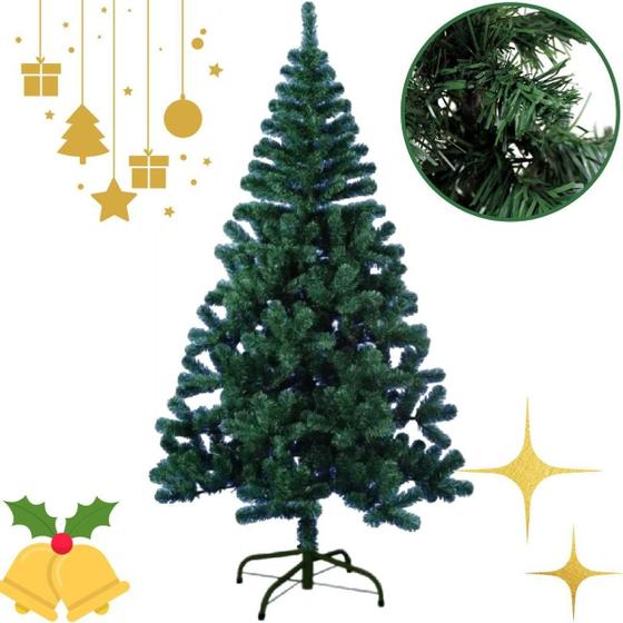 Imagem de Arvore De Natal Grande Pinheiro Luxo Cheia 180Cm 540 Galhos