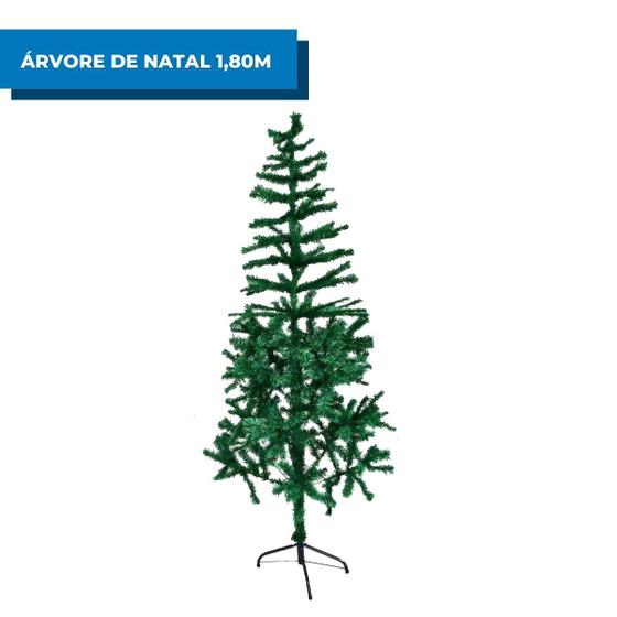 Imagem de Árvore De Natal Grande Verde 320 Galhos 180cm