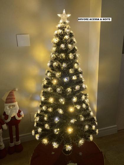 Árvore de Natal LED Fibra Ótica Cristal 90Cm Luzes Multifunc - MultiA -  Árvore de Natal - Magazine Luiza