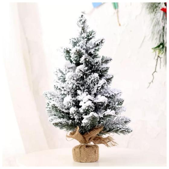 Imagem de Árvore De Natal Luxo Nevada 45cm 70 galhos - 6996030210738