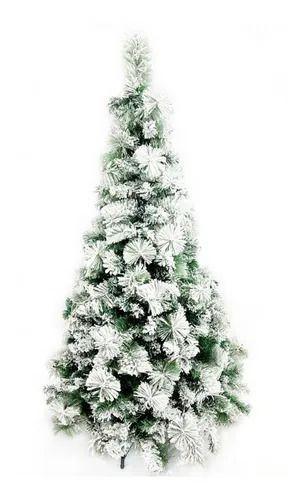 Imagem de Árvore De Natal Luxo Pinheiro Com Neve Nevada Cactos 1,8m