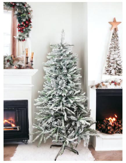 Imagem de Árvore De Natal Moscou Nevada 1,50m Pinheiro 518 Galhos