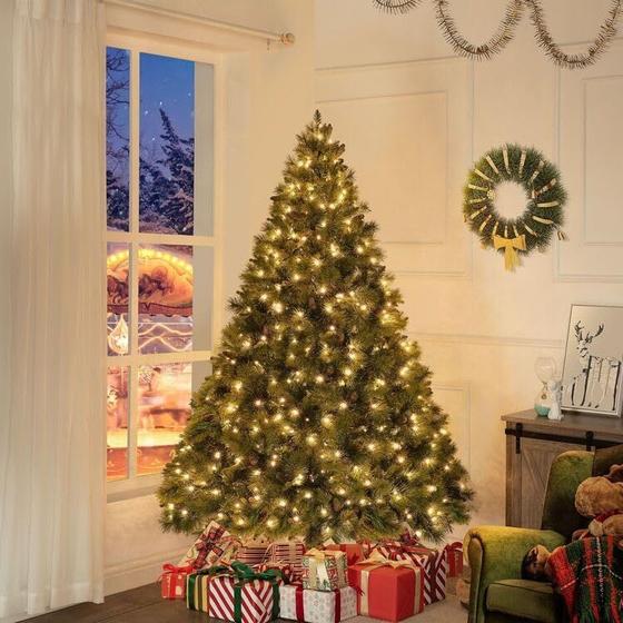 Imagem de Árvore de Natal Naomi Home 1,4m com 300 Luzes Quentes