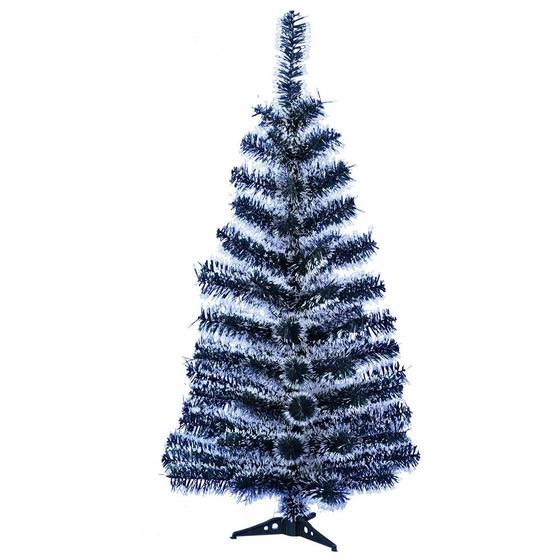 Imagem de Árvore De Natal Nevada Pinheiro 90cm 90 Galhos Decoração